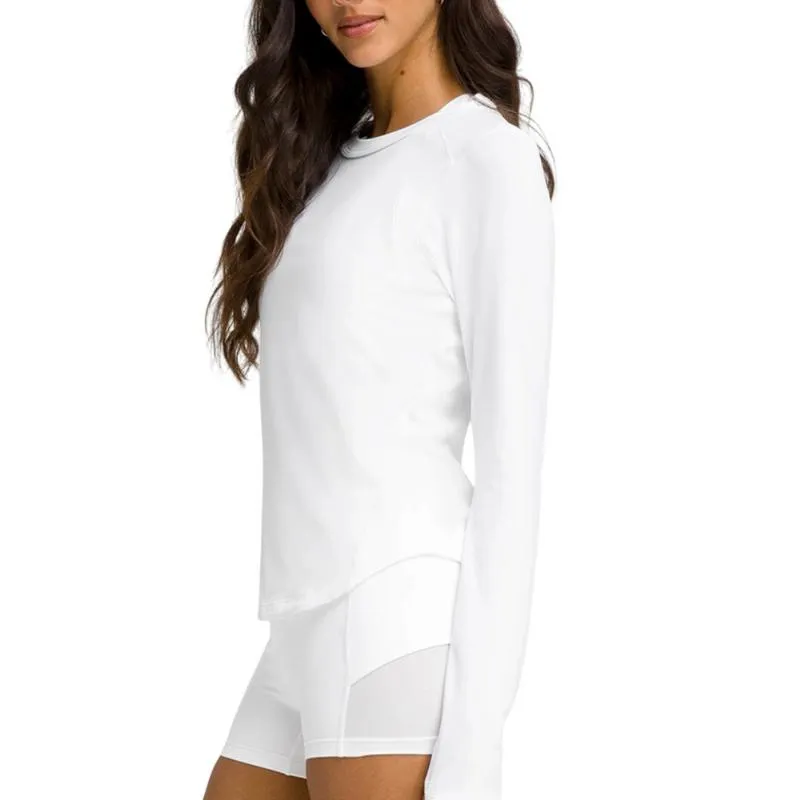 Wilson All Day Weißes Damen Langarm-T-Shirt