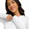 Wilson All Day Weißes Damen Langarm-T-Shirt