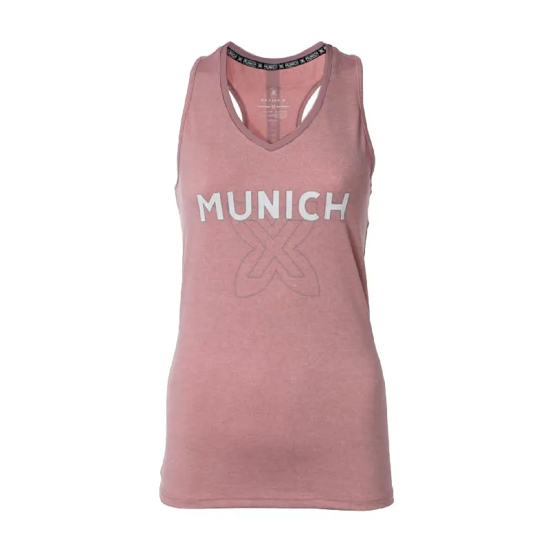 Camiseta feminina rosa de oxigênio de Munique