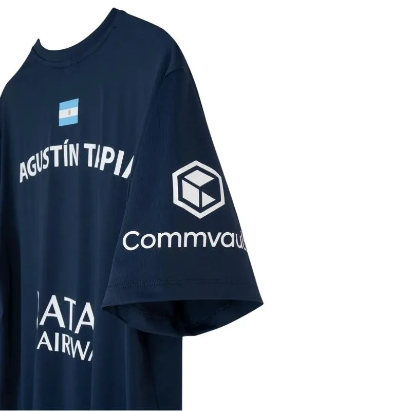 Nox Agustin Tapia Sponsors AT10 Dunkelblaues T-Shirt 2026