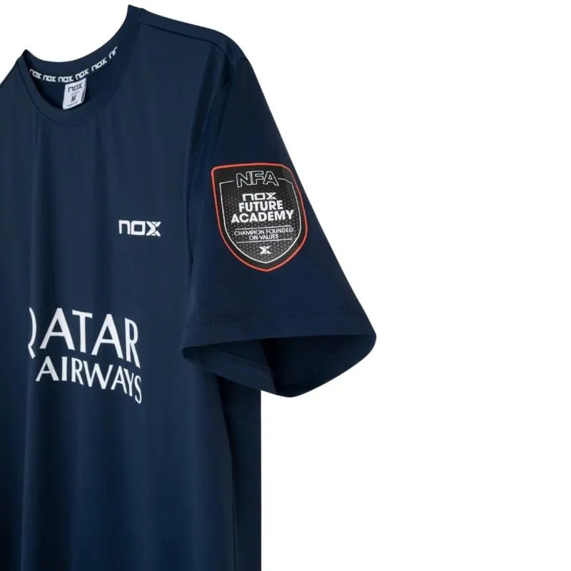 Nox Agustin Tapia Sponsors AT10 Dunkelblaues T-Shirt 2026