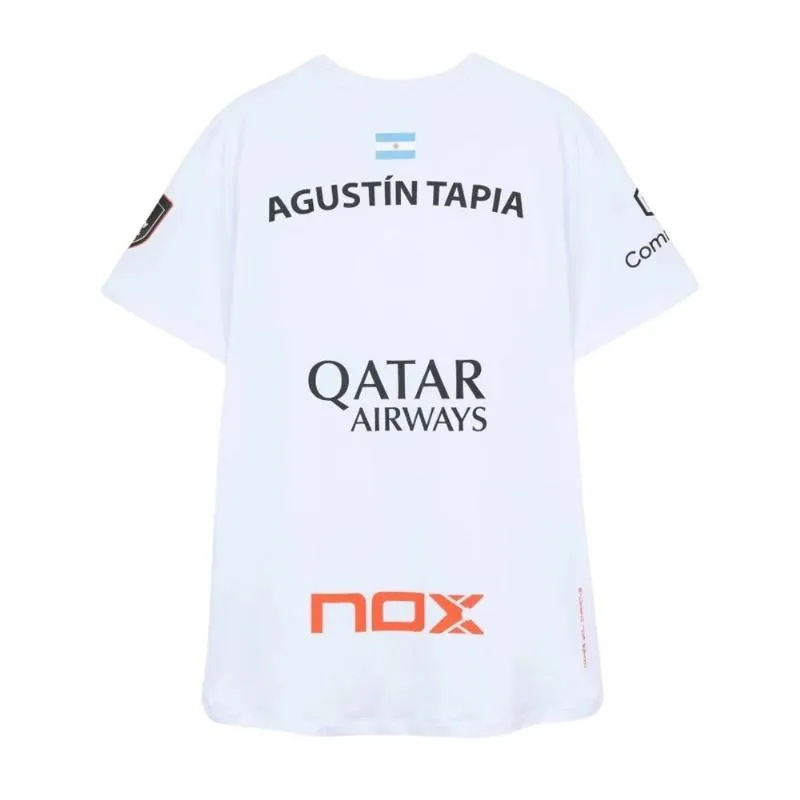 Camiseta Nox Agustin Tapia Patrocina AT10 Blanco 2026
