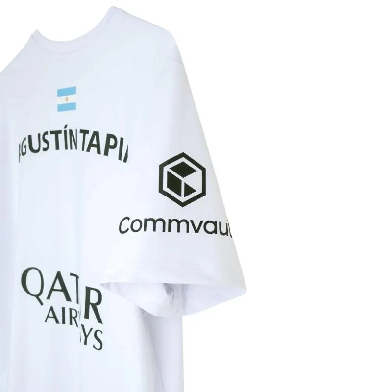 Camiseta Nox Agustin Tapia sponsert AT10 Blanco 2026