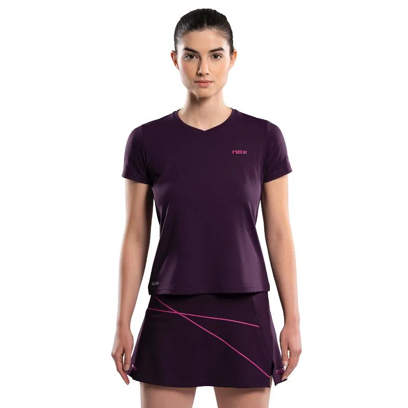 Nox Pro Dunkelviolettes Damen-T-Shirt