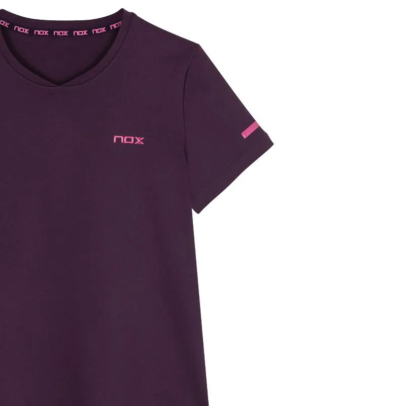 Nox Pro Dunkelviolettes Damen-T-Shirt