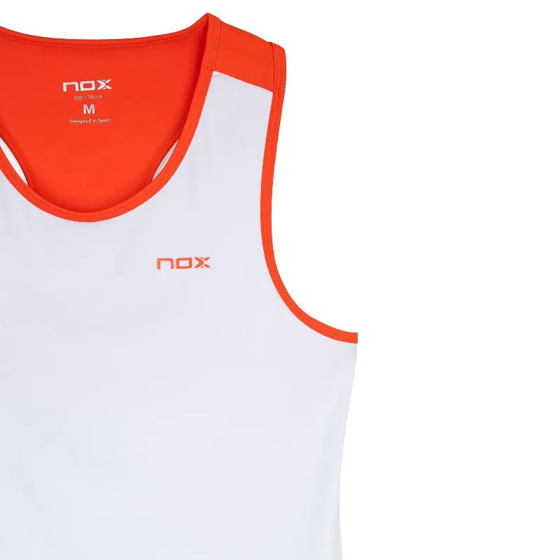 Nox Team Weißrotes Damen-T-Shirt