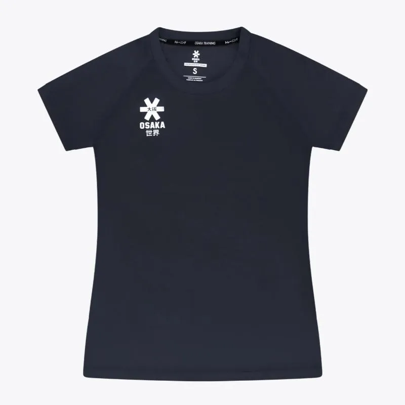 Osaka Armel Schwarz T-Shirt Damen