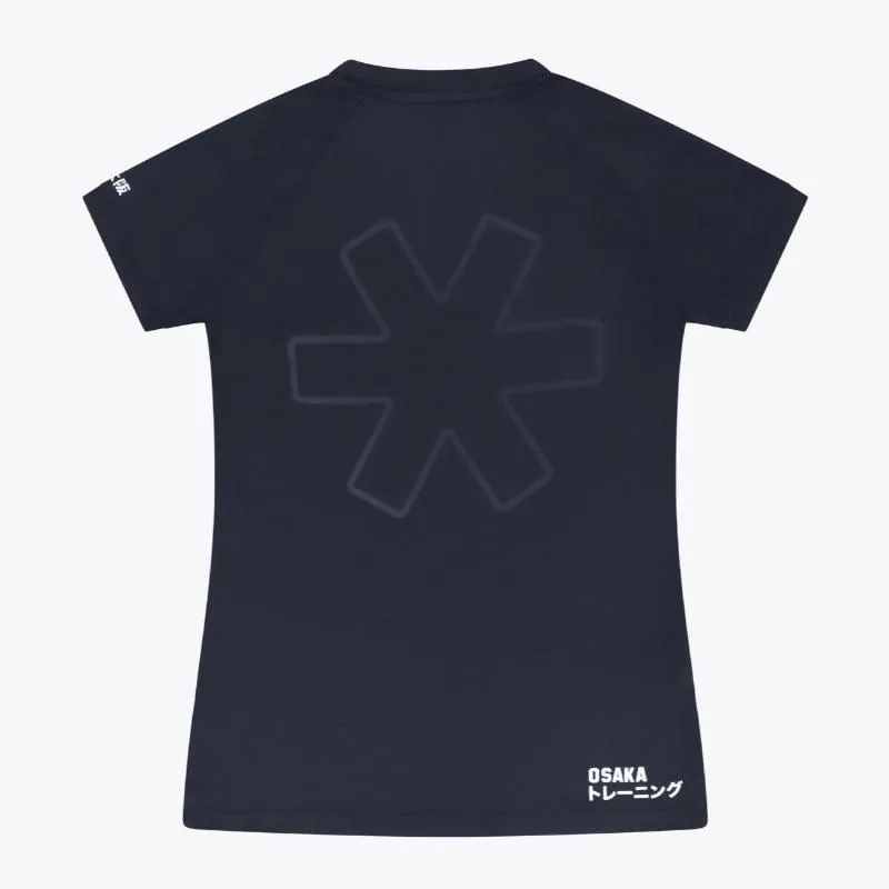Osaka Armel Schwarz T-Shirt Damen