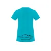 Turkisfarbenes PadelPoint Turnier-T-Shirt fur Damen