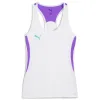 Puma Individual Damen T-Shirt in Weiß Lila