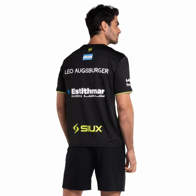 Camiseta preta Siux Leo Augsburger Fenix 2026