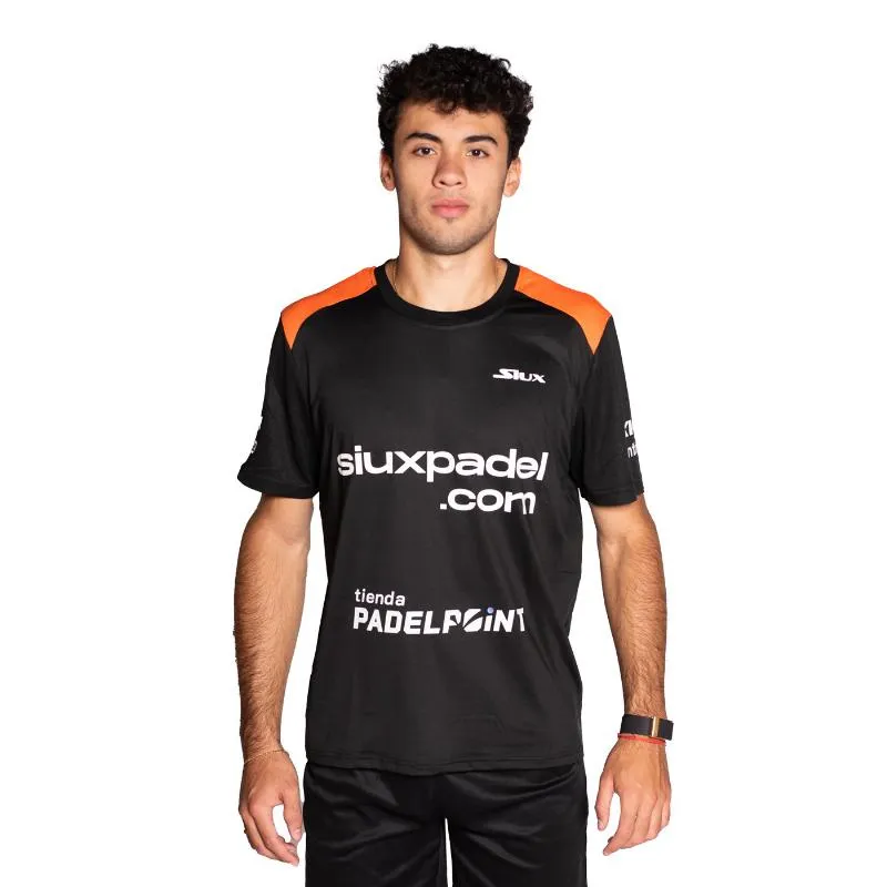 Camiseta Oficial Siux Leo Augsburger Fenix Preto Laranja