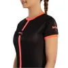 Softee Tipex Schwarz Koralle Fluor Damen T-Shirt
