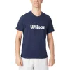 Wilson Team Graphic Marineblaues T-Shirt
