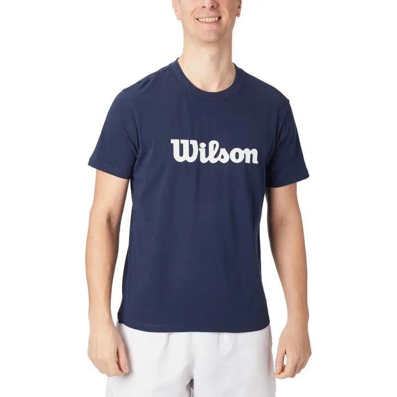 Camiseta azul marinho da Wilson Team Graphic