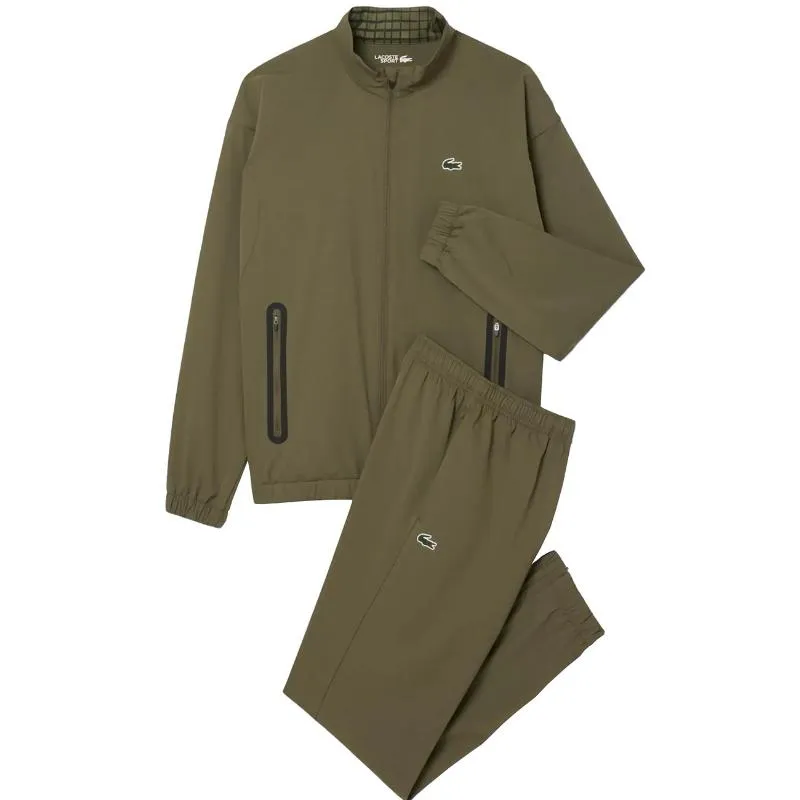 Lacoste Camisola De Ténis Caqui Verde