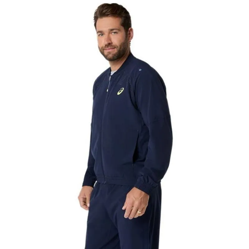 Jaqueta Asics Match Azul Escuro da Meia-Noite
