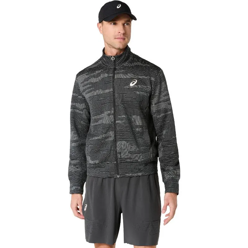 Jaqueta Asics Match Cinza Grafite