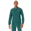 Jaqueta verde escura da Asics Match
