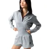 Drop Shot Flugjacke Graue Frauen