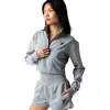 Drop Shot Flugjacke Graue Frauen
