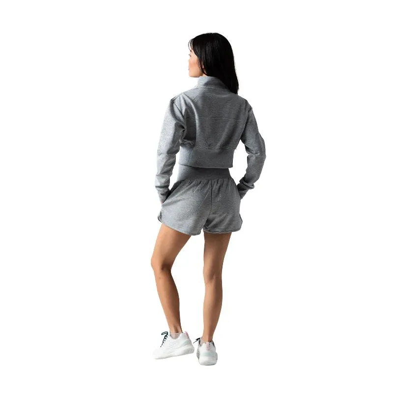 Drop Shot Flugjacke Graue Frauen