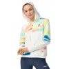 Head Blur Print Damen Jacke