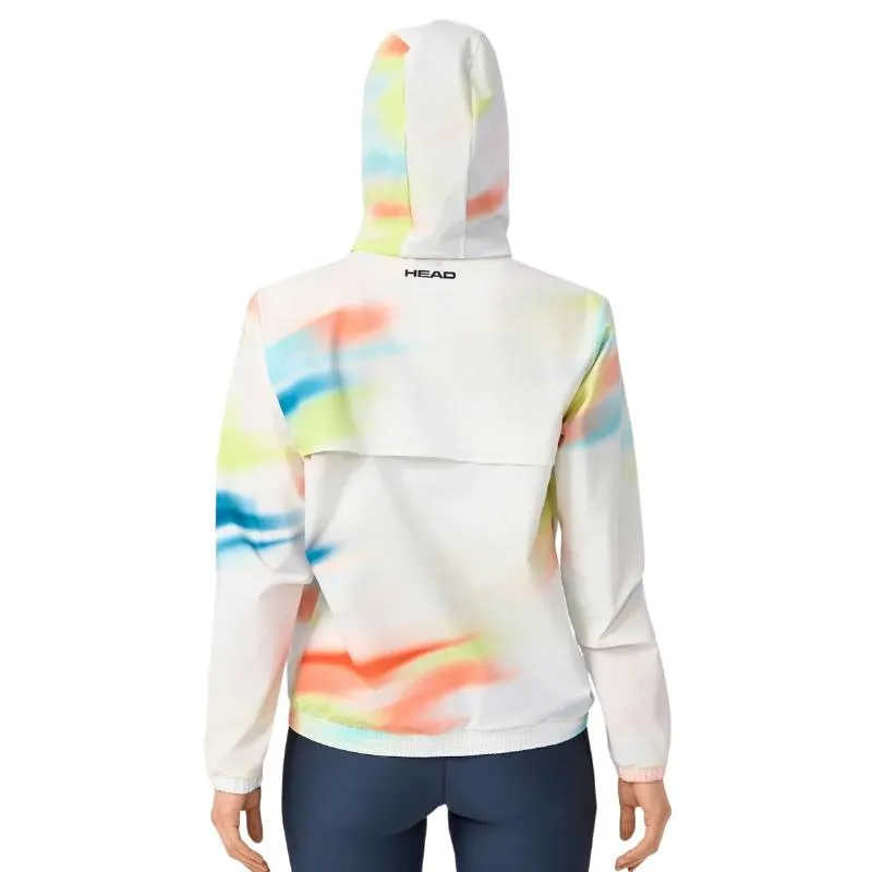 Head Blur Print Damen Jacke