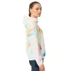 Head Blur Print Damen Jacke