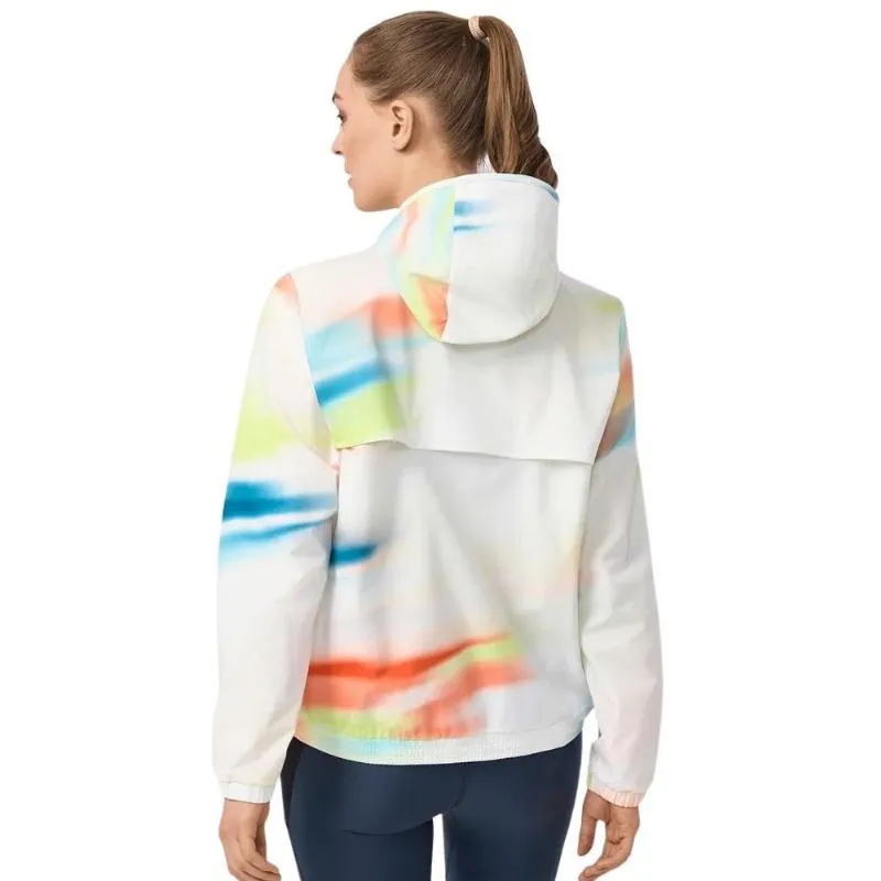 Head Blur Print Damen Jacke