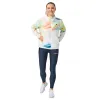 Head Blur Print Damen Jacke