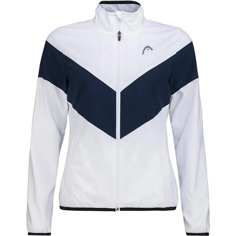 Head Club 22 Blanc Bleu Marine Veste Femme