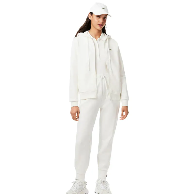 Lacoste Sport Cotton Damen Jacke in Weiß