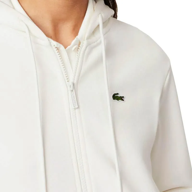Lacoste Sport Cotton Damen Jacke in Weiß