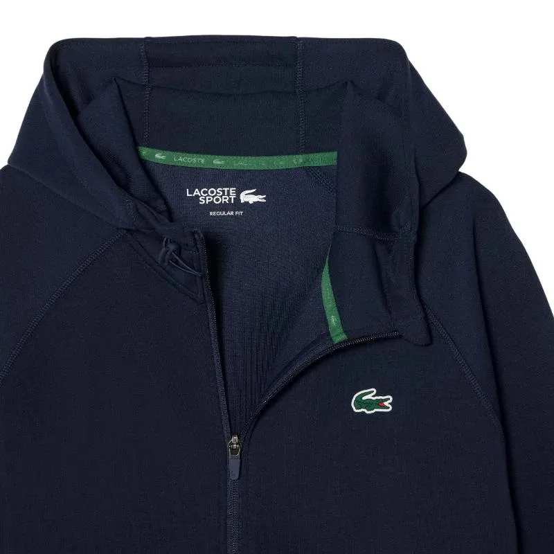 Lacoste Sport elastische marineblaue Jacke