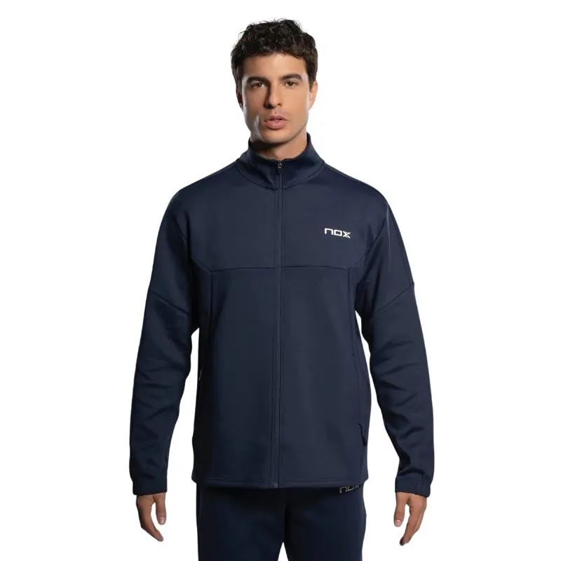 Nox Team Marineblaue weiße Jacke
