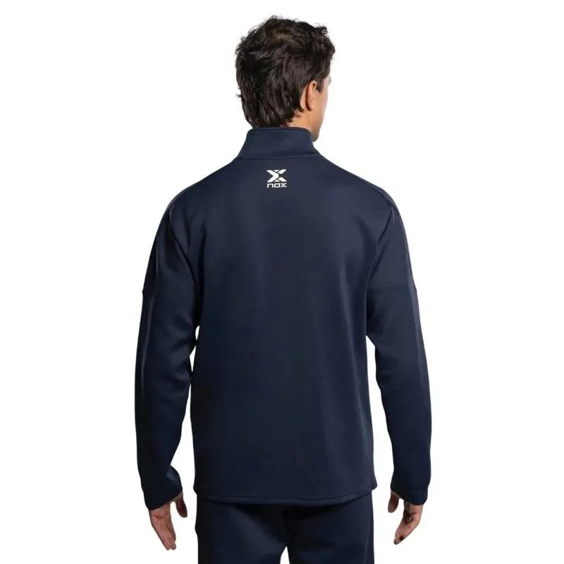 Nox Team Marineblaue weiße Jacke