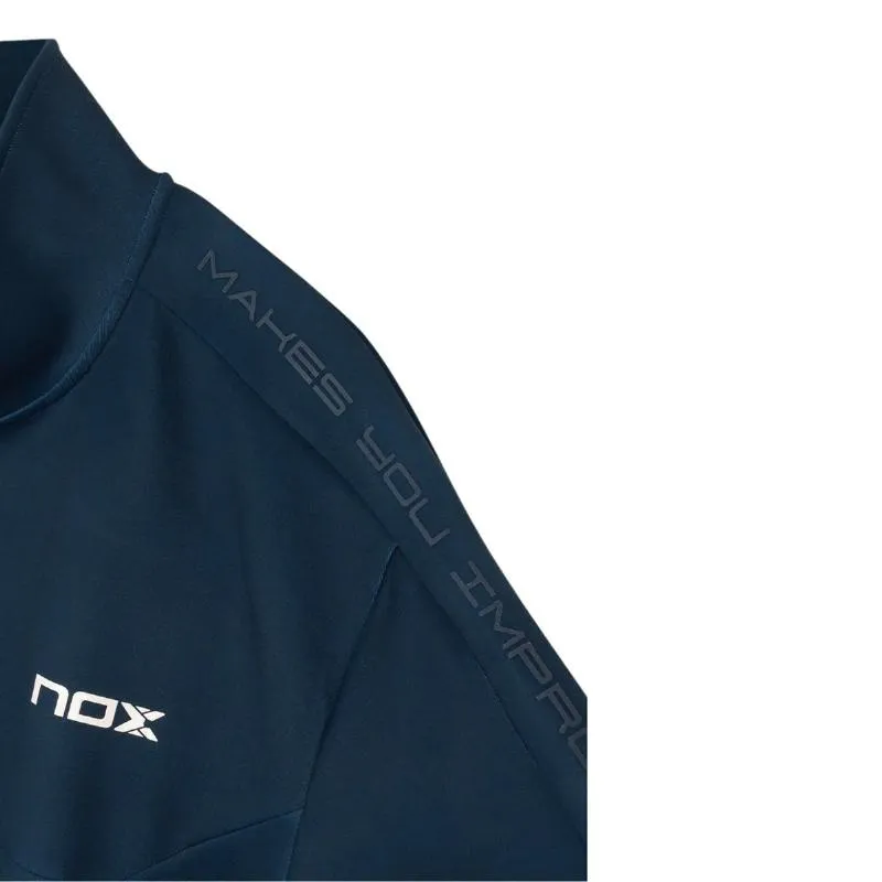 Nox Team Marineblaue weiße Jacke