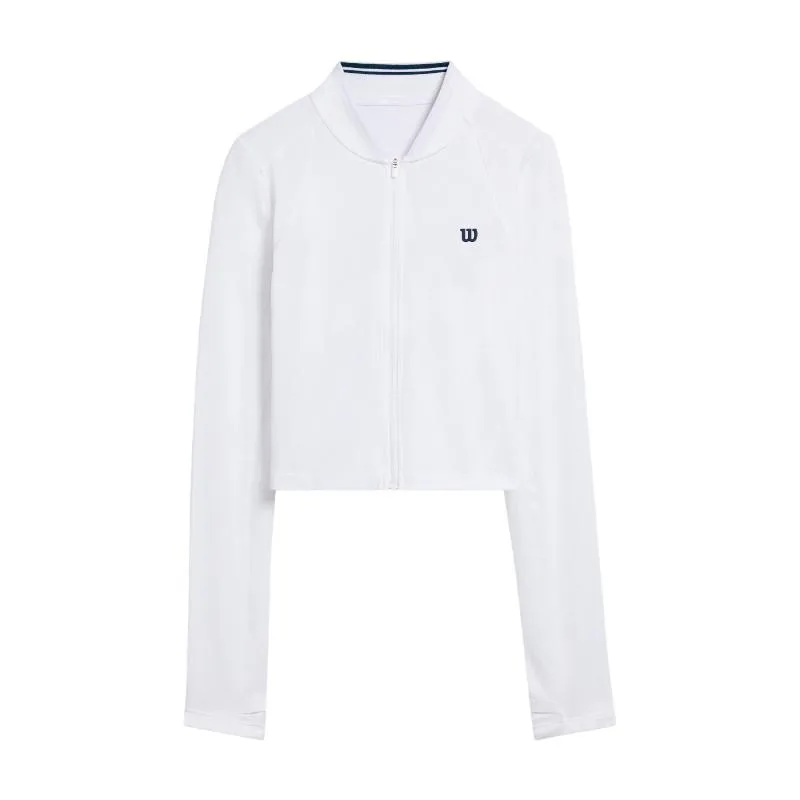 Jaqueta branca Wilson All Day Full Zip Feminina