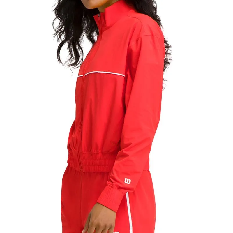 Chaqueta Wilson Team gewebtes Rojo Mujer