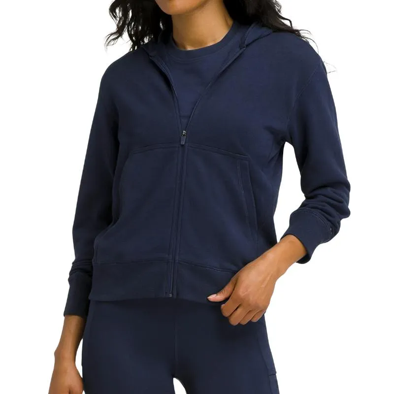Jaqueta feminina Wilson Team Team Zip, azul marinho