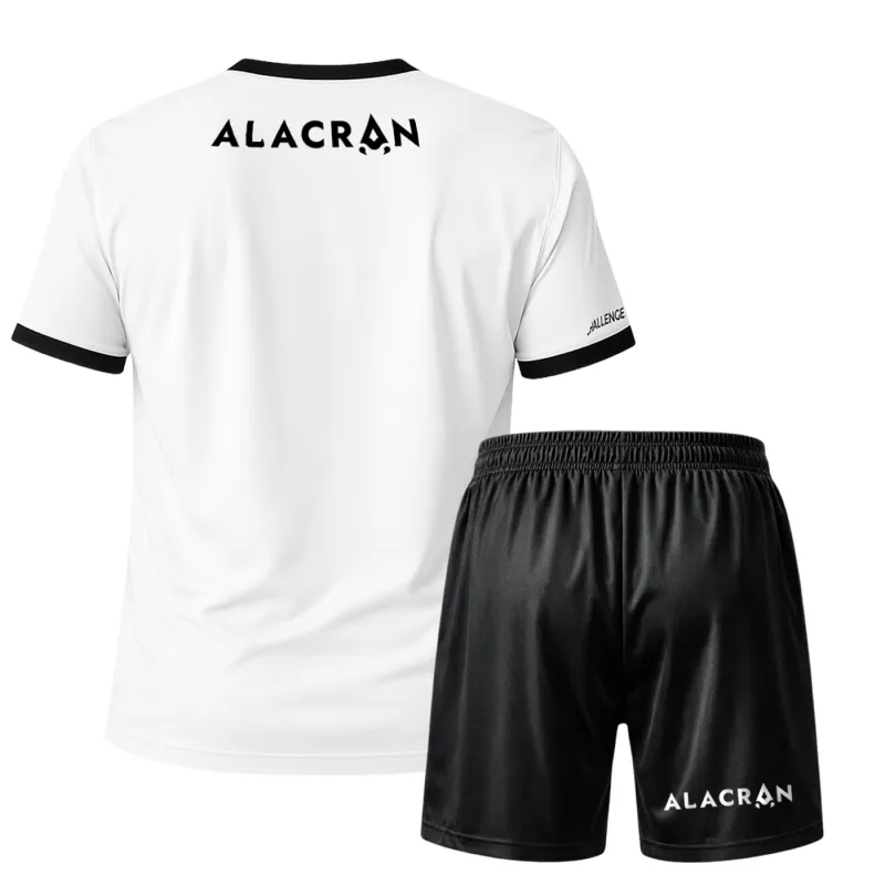 Alacran Conjunto Branco Selvagem Preto
