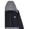 Nox Schwarze Windjacke
