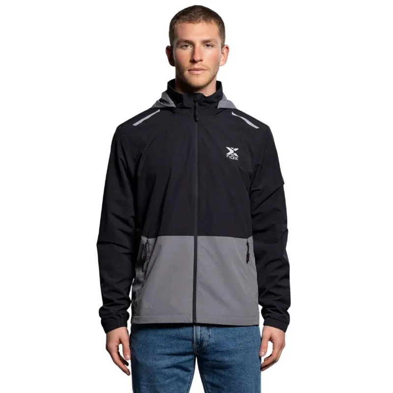 Nox Schwarze Windjacke