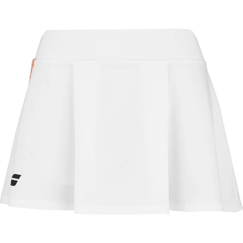 Falda Babolat Play Blanco Naranja