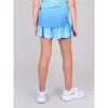 Falda Bidi Badu Colortwist Bedruckt gewellt Aqua Blau Junior