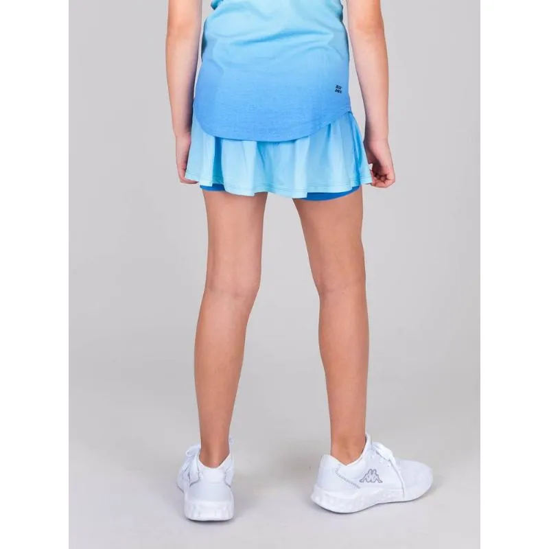 Falda Bidi Badu Colortwist Bedruckt gewellt Aqua Blau Junior