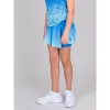 Falda Bidi Badu Colortwist Bedruckt gewellt Aqua Blau Junior