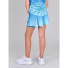 Falda Bidi Badu Colortwist Bedruckt gewellt Aqua Blau Junior