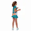 Falda Bidi Badu Melbourne Printed Wavy Petroleo Naranja Junior